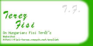 terez fisi business card